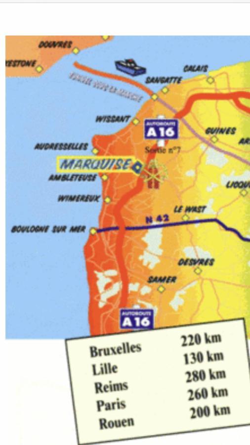 Appartamento Au cœur du Sénéchal Marquise Esterno foto